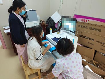 孕妇草莓视频黄色成人仪测定需要做吗会有辐射吗建安区妇幼保健院GK-7000安装使用更放心